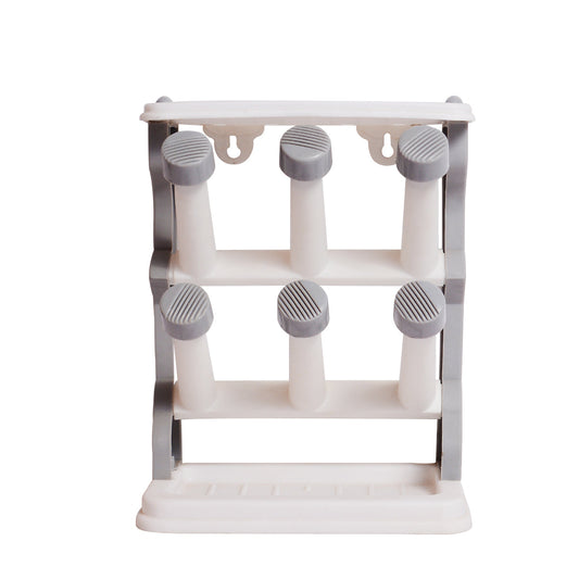 1pc Glass Stand Holder – 6 Cup Drying Rack for Kitchen.