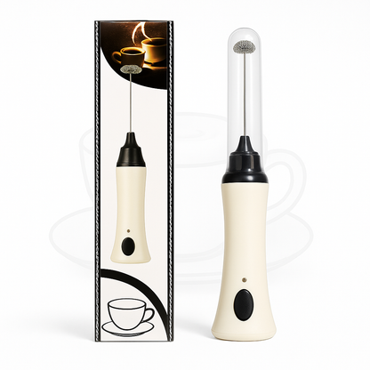 Electric Milk Frother – Handheld Foam Maker for Coffee & Beverages